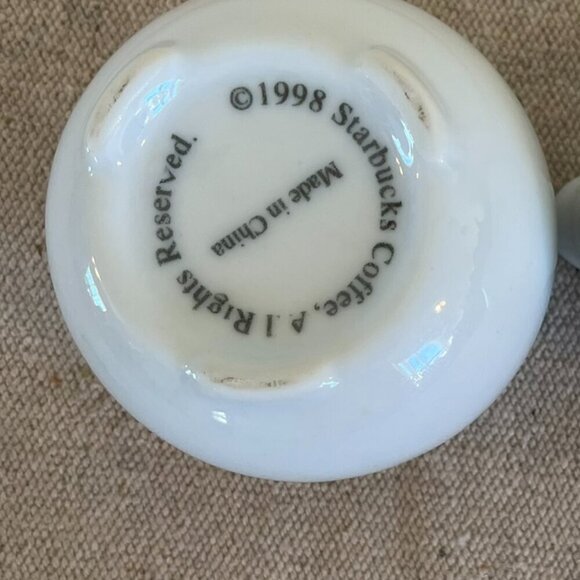 Vintage 1998 White Porcine Sugar & Creamer Coffee Set - Picture 8 of 9